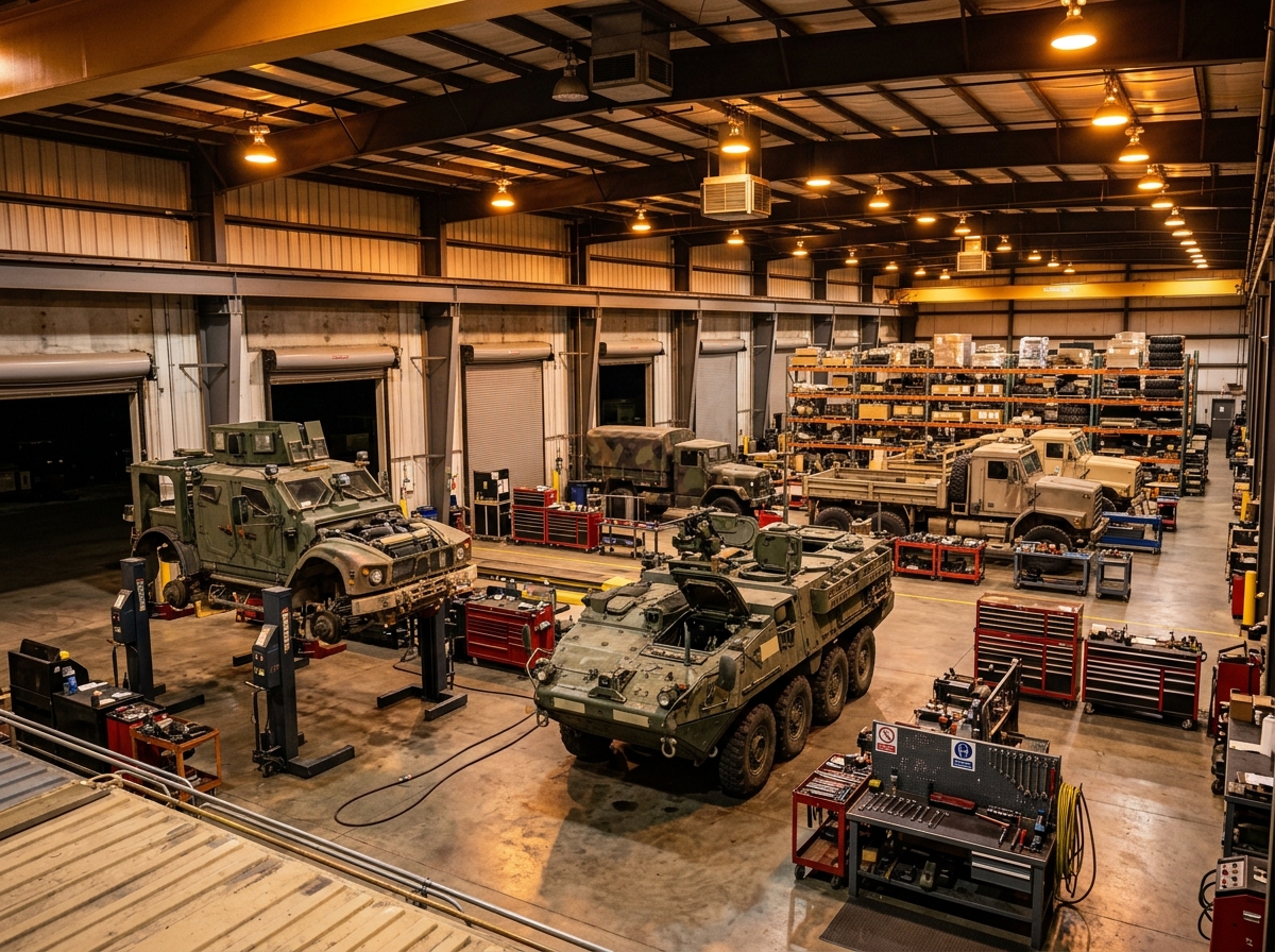 Military equipment provisioning and lifecycle support