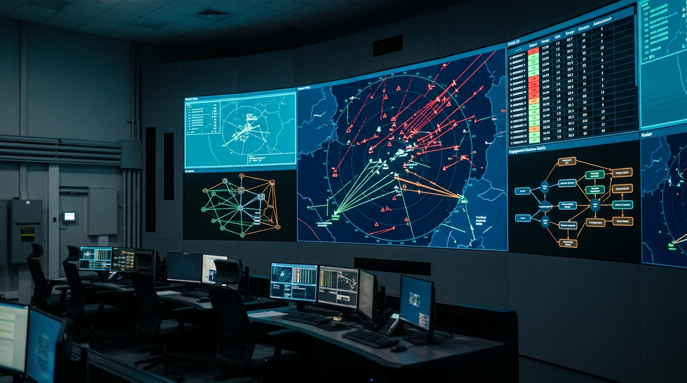 SSME Dome battle management and weapon control center
