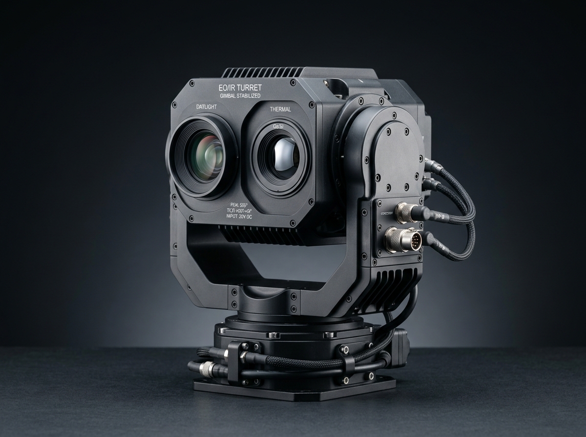 SSME EO/IR electro-optical infrared drone tracking camera turret