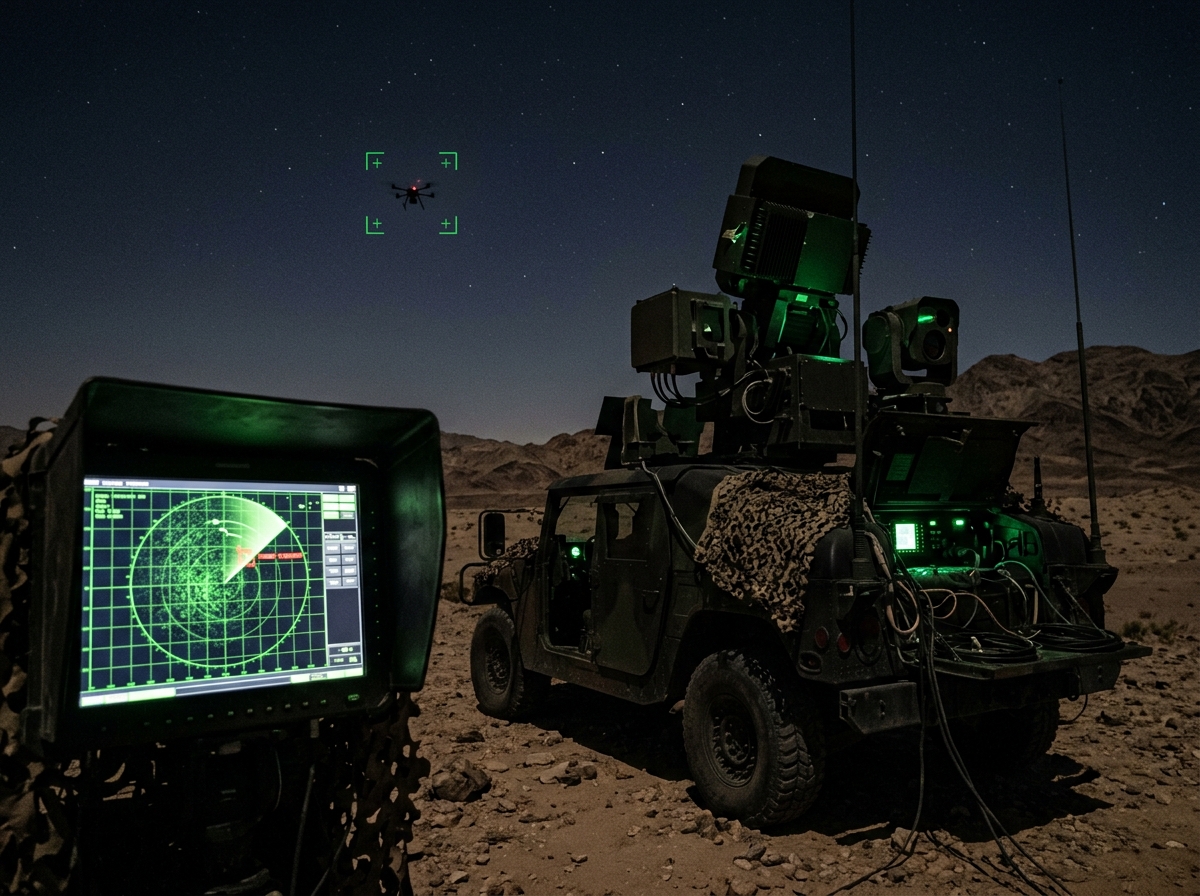 Counter-UAS multi-layered drone detection and airspace protection system